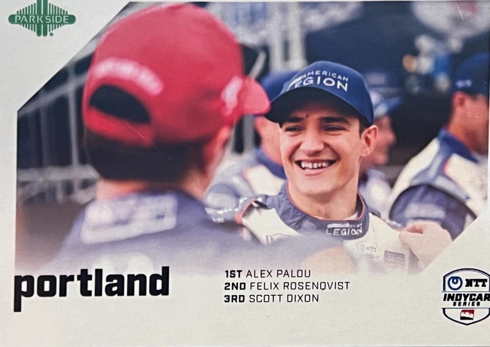 Portland International Raceway #PF-15 Racing Cards 2024 Parkside NTT IndyCar Podium