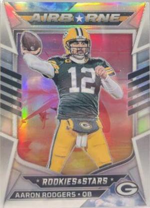 Aaron Rodgers #AI-11 Football Cards 2022 Panini Rookies & Stars Airborne