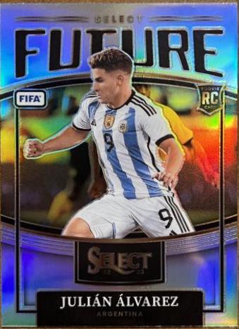 Julian Alvarez #6 Soccer Cards 2022 Panini Select FIFA Future