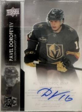 Pavel Dorofeyev #CC-PD 2021 Upper Deck Clear Cut Autograph Hockey