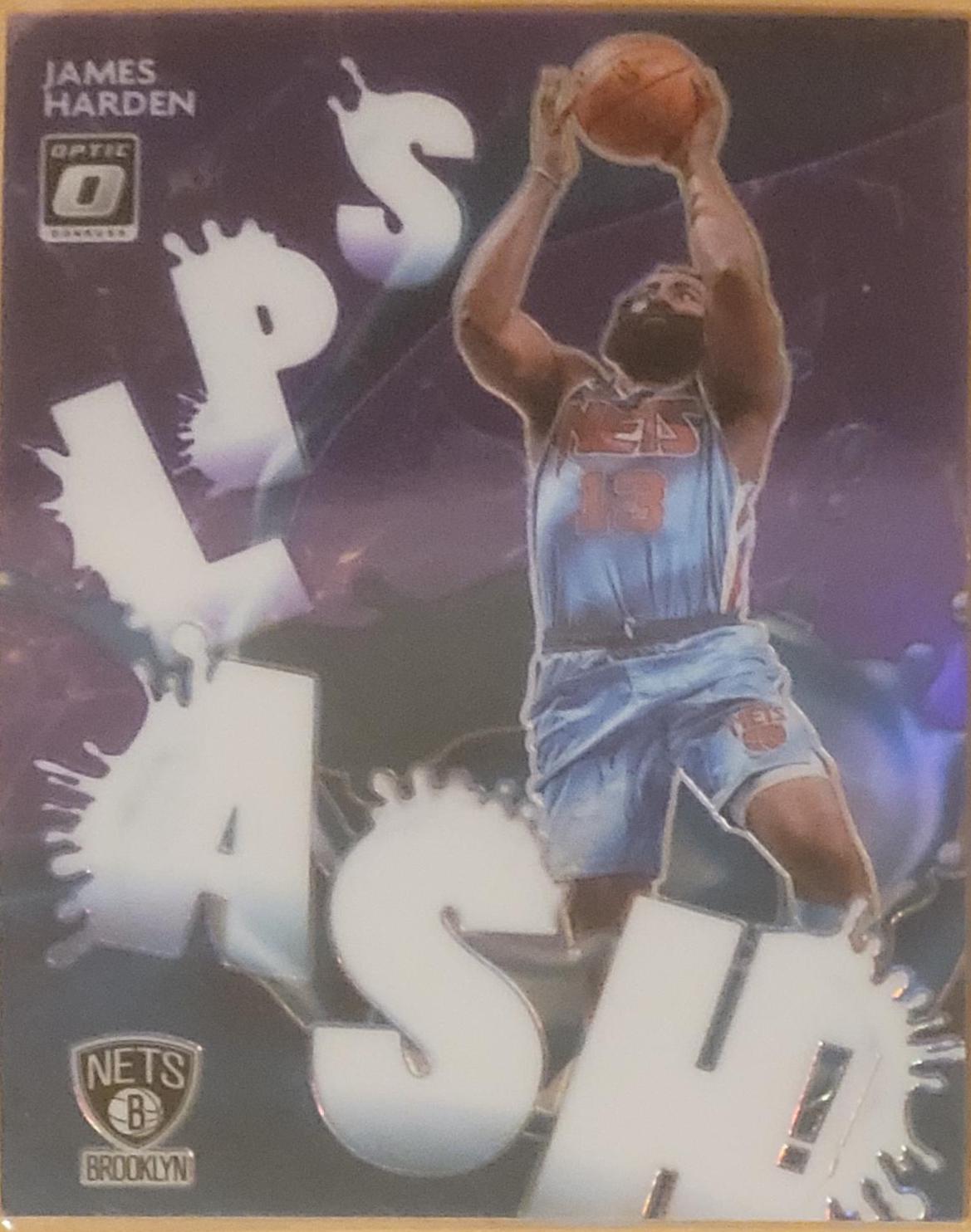 James Harden #1 Basketball Cards 2020 Panini Donruss Optic Splash