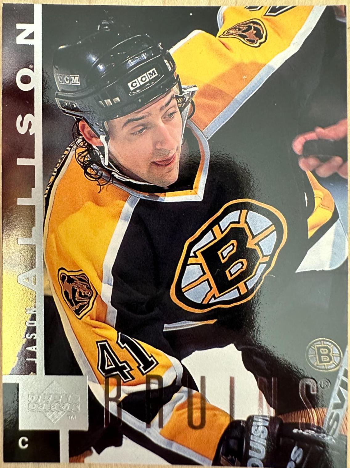 Jason Allison #8 Hockey Cards 1997 Upper Deck