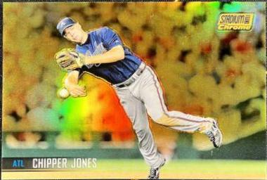 Chipper Jones #268 Baseball Cards 2021 Stadium Club Chrome