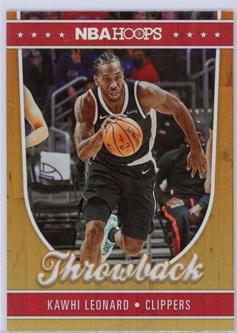 Kawhi Leonard #16 Basketball Cards 2022 Panini Hoops Throwback