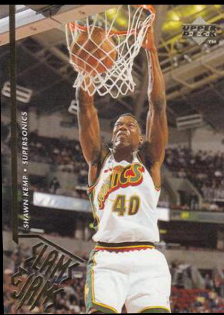 Shawn Kemp #357 1995-96 Upper Deck Basketball