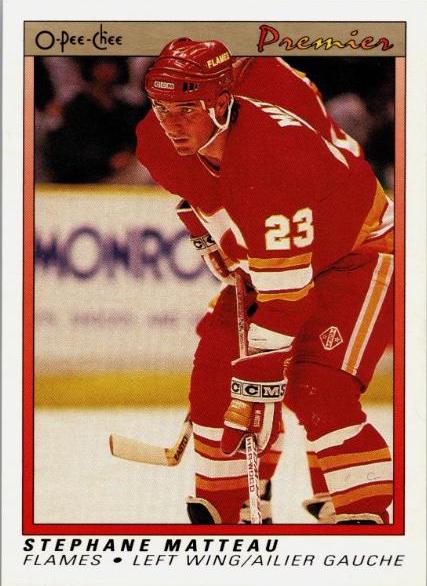 Stephane Matteau #68 1990 O Pee Chee Premier Hockey