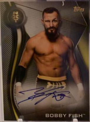 Bobby Fish #A-BF Wrestling Cards 2019 Topps WWE NXT Autographs