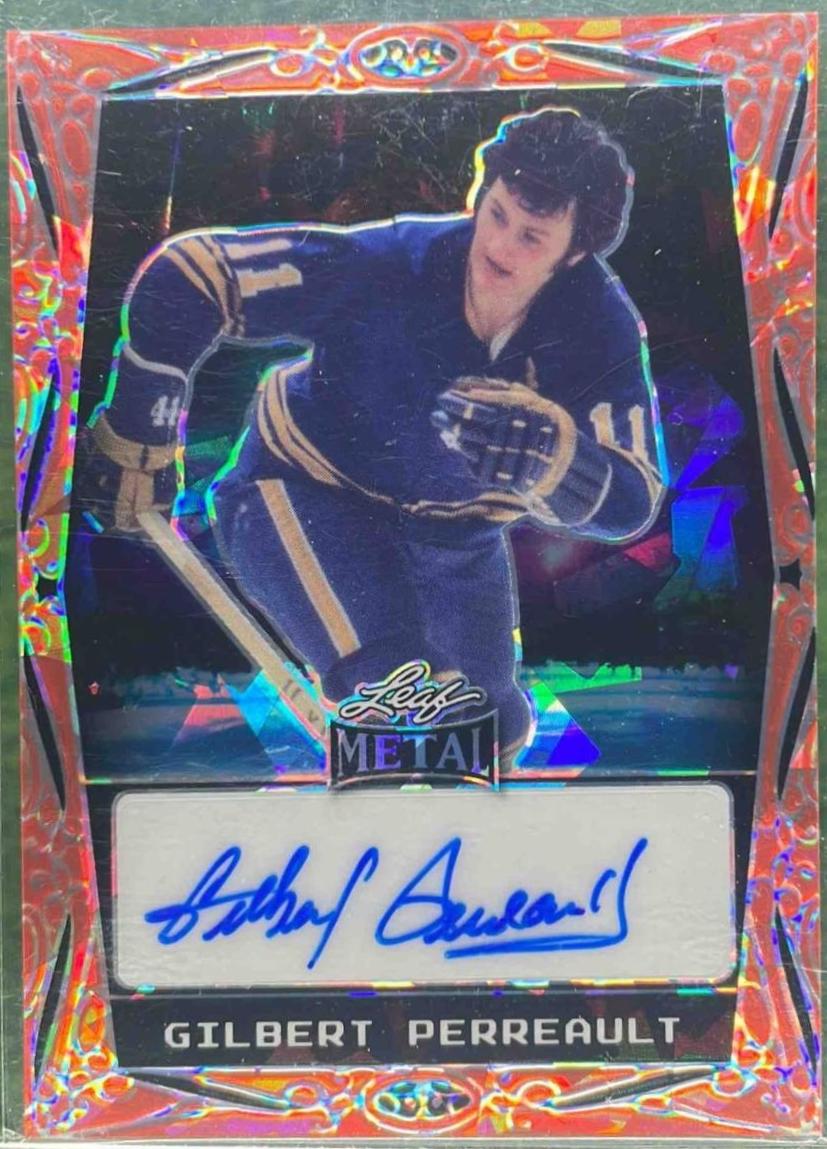 Gilbert Perreault #BA-GP1 2024 Leaf Metal Legends Autograph Hockey
