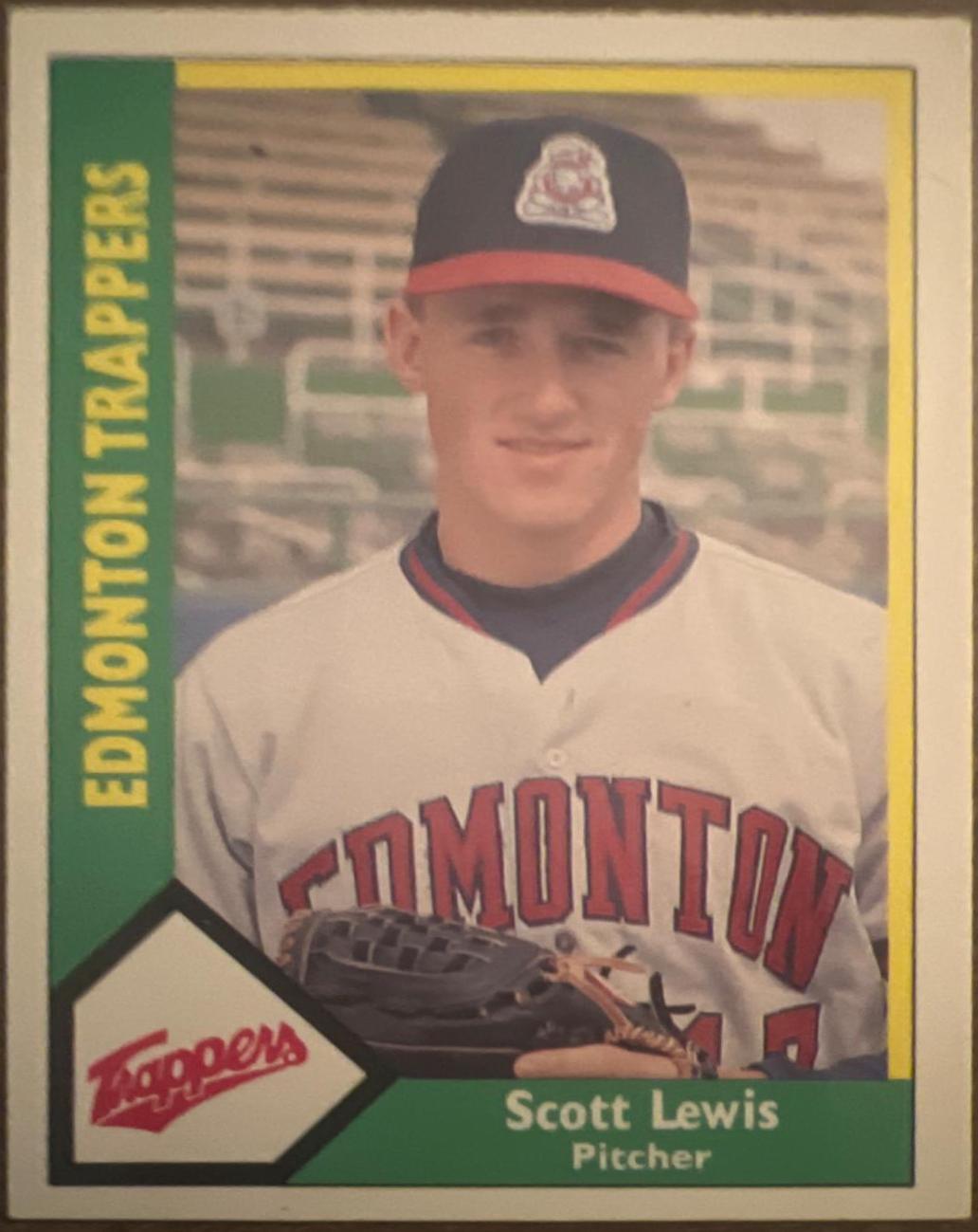 Scott Lewis #10 Baseball Cards 1990 Pacific Senior League
