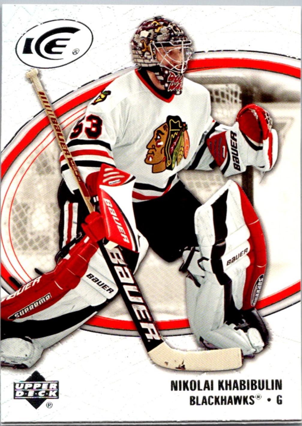 Nikolai Khabibulin #20 Hockey Cards 2005 Upper Deck Ice