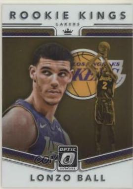 Lonzo Ball #2 Basketball Cards 2017 Panini Donruss Optic Rookie Kings