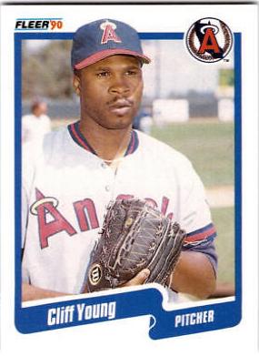 Cliff Young #U-82 Baseball Cards 1990 Fleer Update