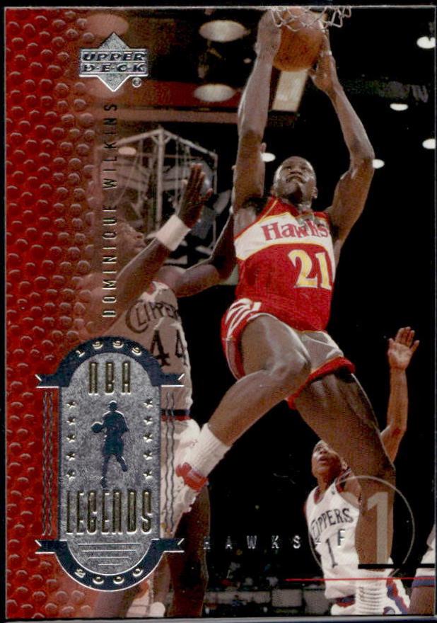 Dominique Wilkins #47 Basketball Cards 1999 Upper Deck Legends