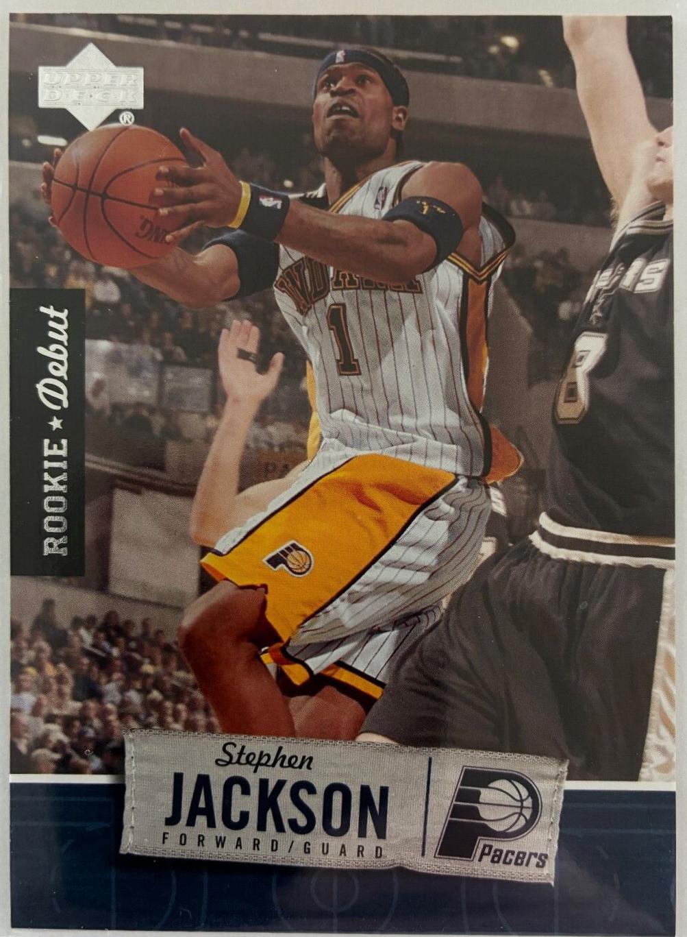 Stephen Jackson #36 Basketball Cards 2005 Upper Deck Rookie Debut