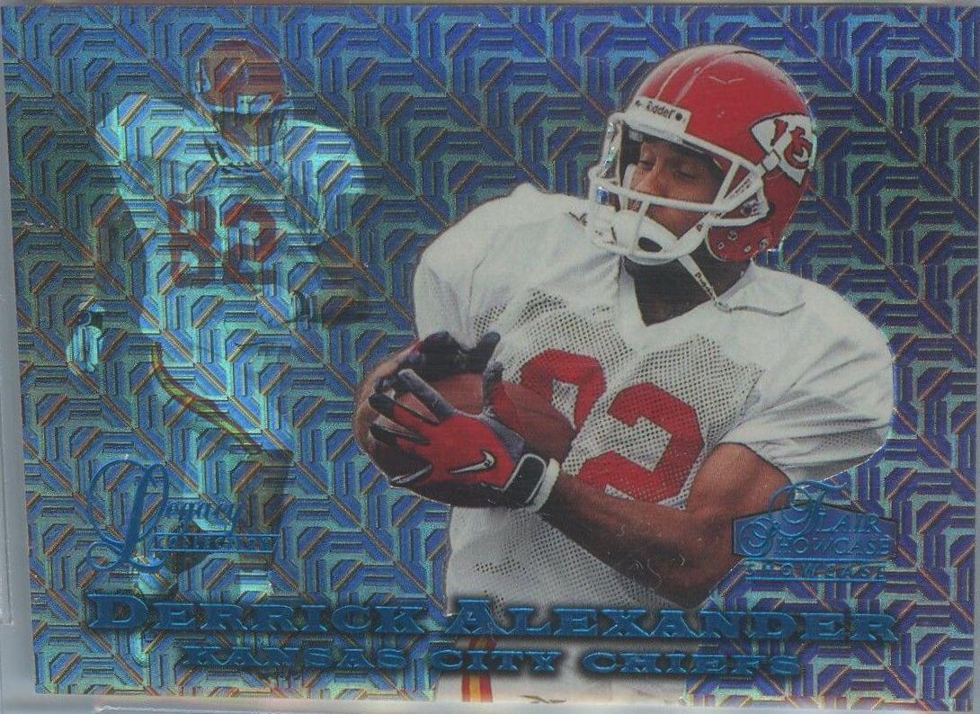 Derrick Alexander #69 1998 Flair Showcase Legacy Collection Football