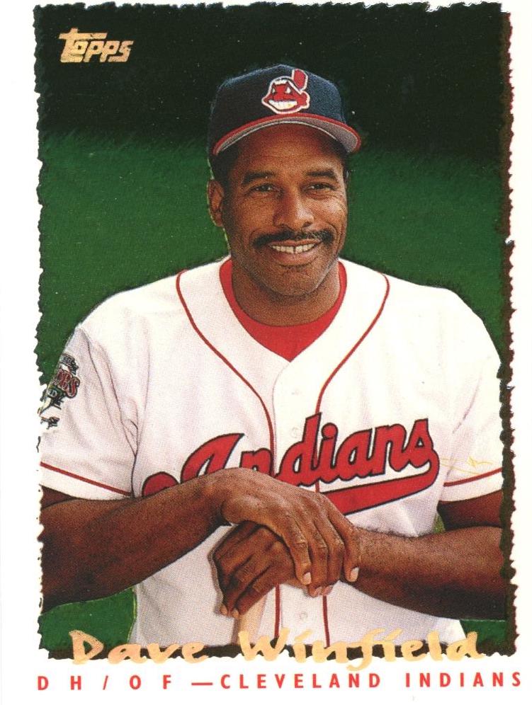 Dave Winfield #38 Baseball Cards 1995 Topps Cyberstats