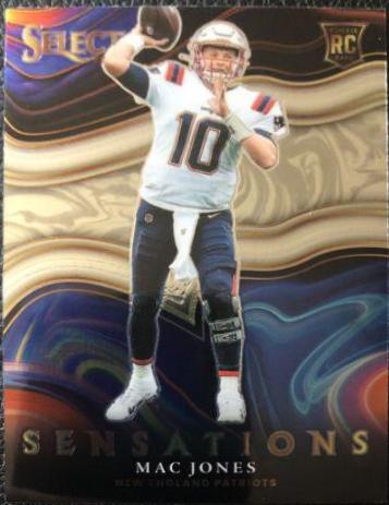 Mac Jones #SEN-10 Football Cards 2021 Panini Select Sensations