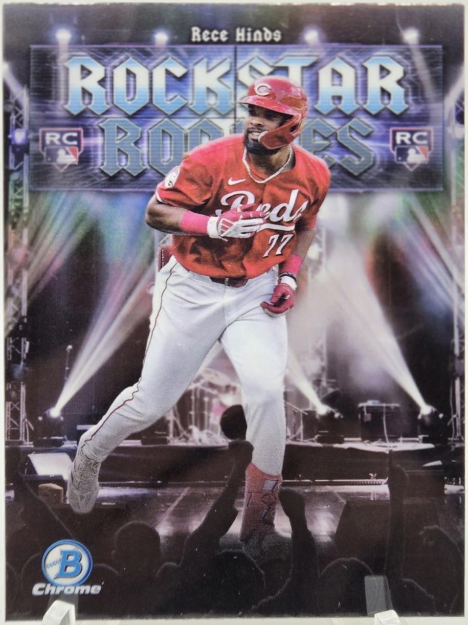 Rece Hinds #RR-8 Baseball Cards 2025 Bowman Rockstar Rookies
