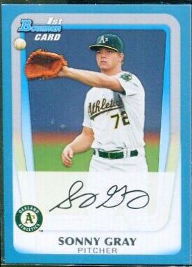 Sonny Gray [Chrome Blue Refractor] #BDPP35