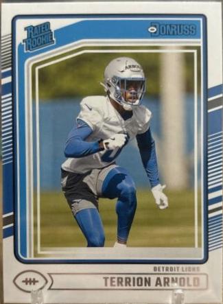 Terrion Arnold #371 Football Cards 2024 Panini Donruss