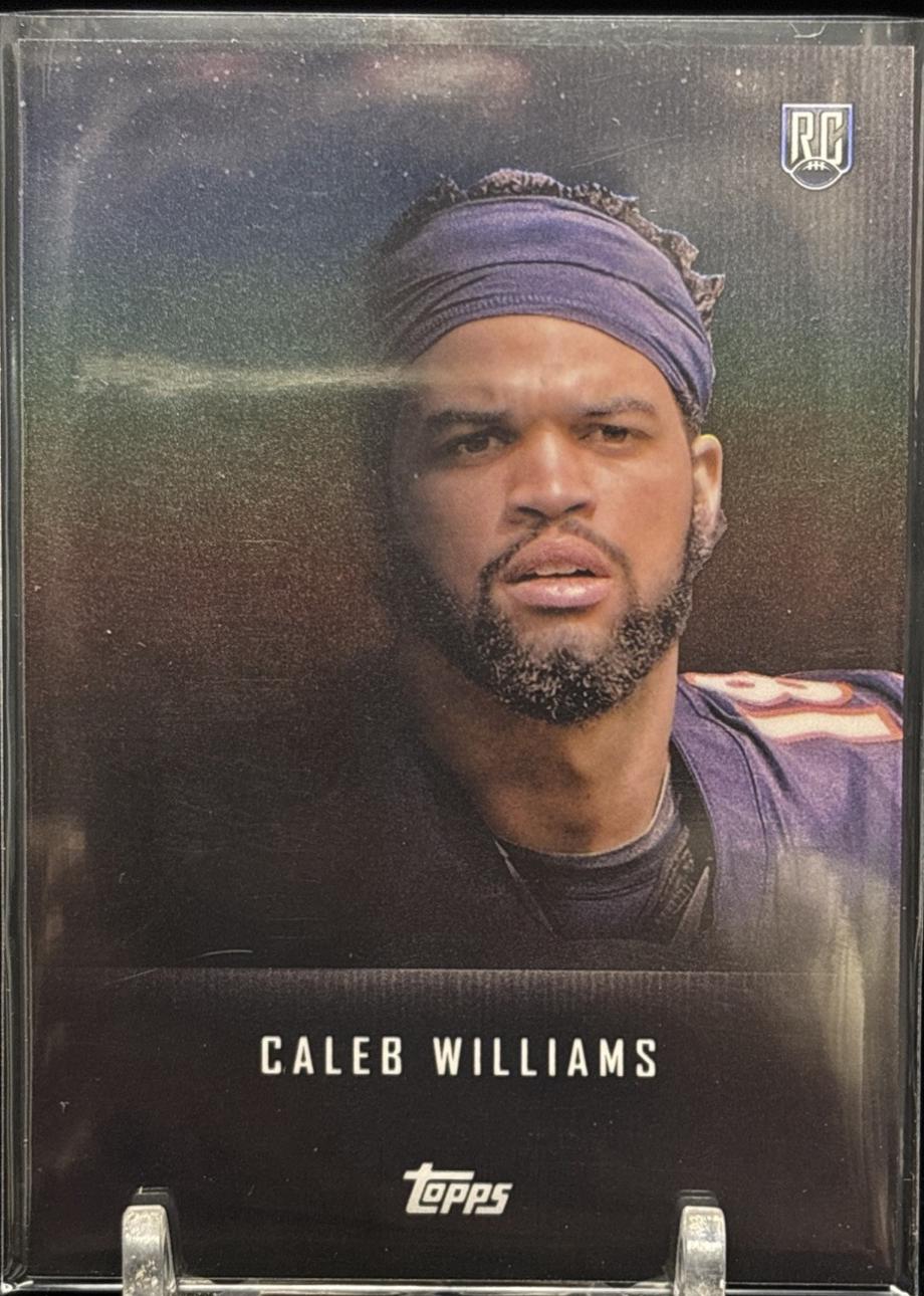 Caleb Williams #T-1 Football Cards 2024 Topps Midnight Twilight