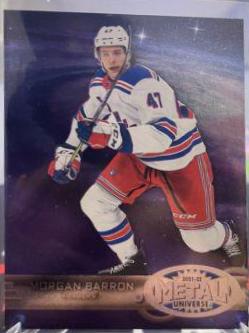 Morgan Barron #R-2 Hockey Cards 2021 Skybox Metal Universe 1997-98 Retro Rookies