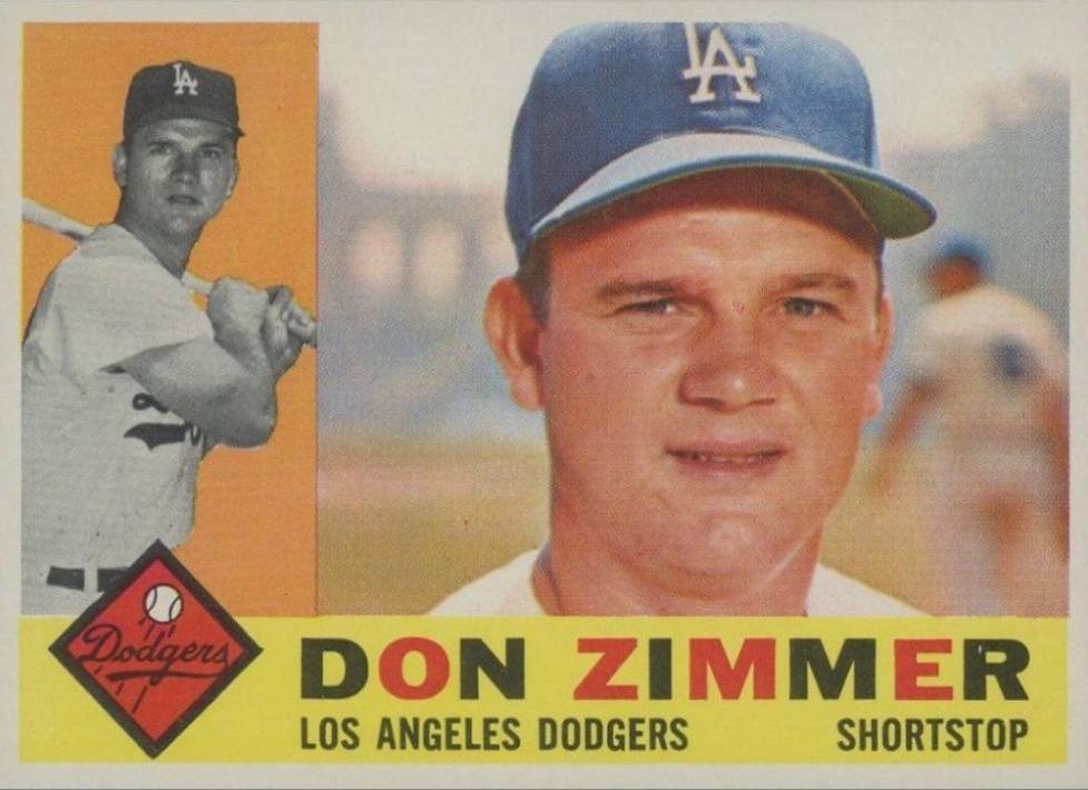 Don Zimmer #47 Baseball Cards 1960 Topps