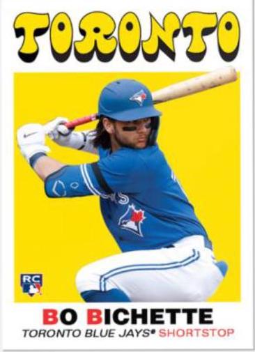 Bo Bichette #85 Baseball Cards 2020 Topps Throwback Thursday