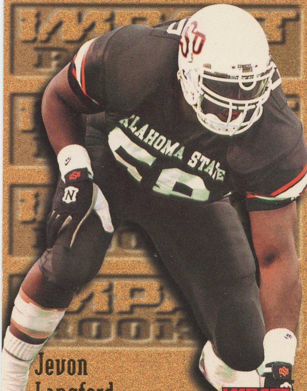Jevon Langford #175 Football Cards 1996 Skybox Impact