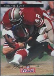 Ronnie Lott #9 Football Cards 1992 Pro Line Profiles Autographs