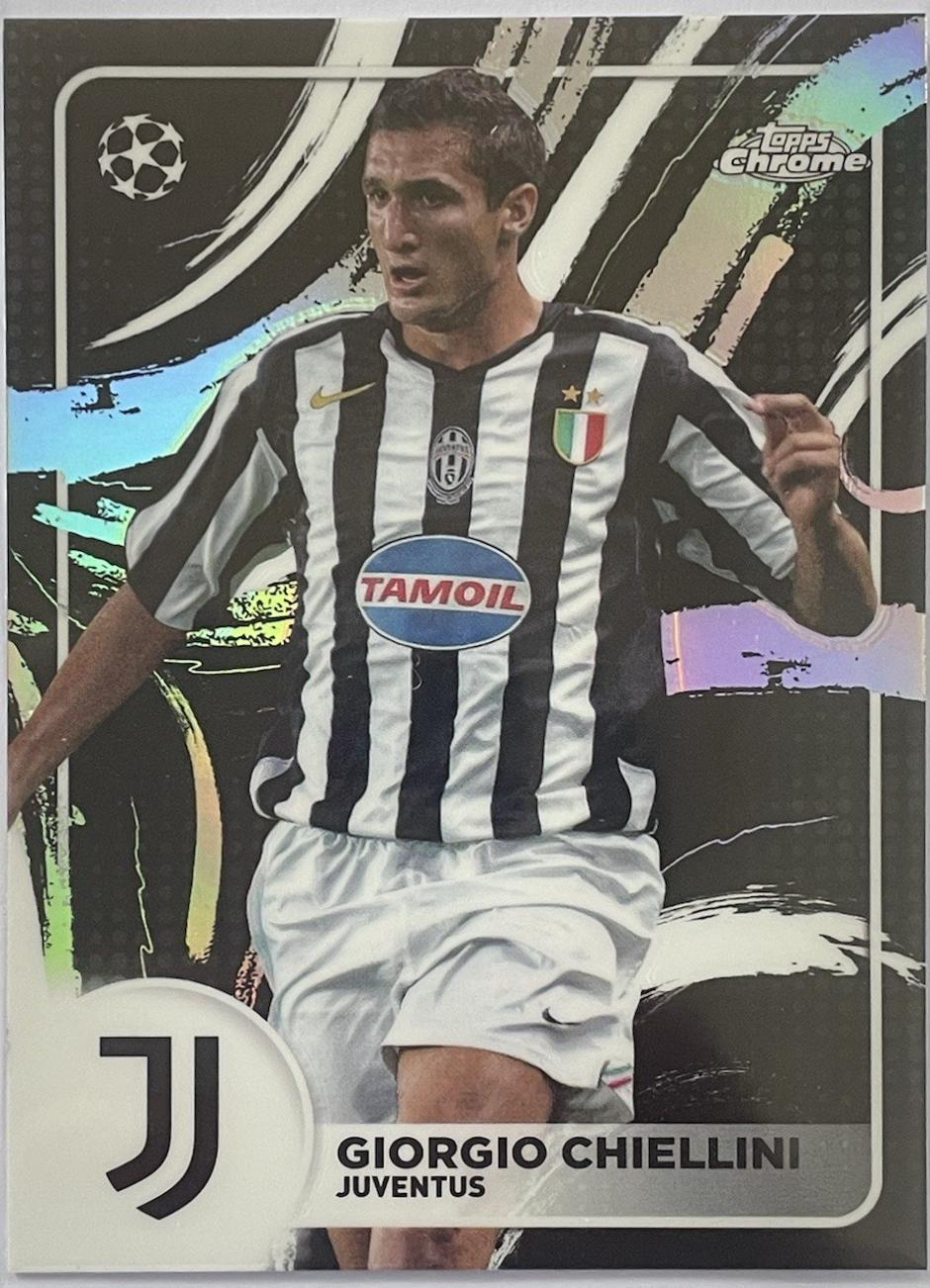 Giorgio Chiellini #SB-5 Soccer Cards 2024 Topps Chrome UEFA Soccer Brush