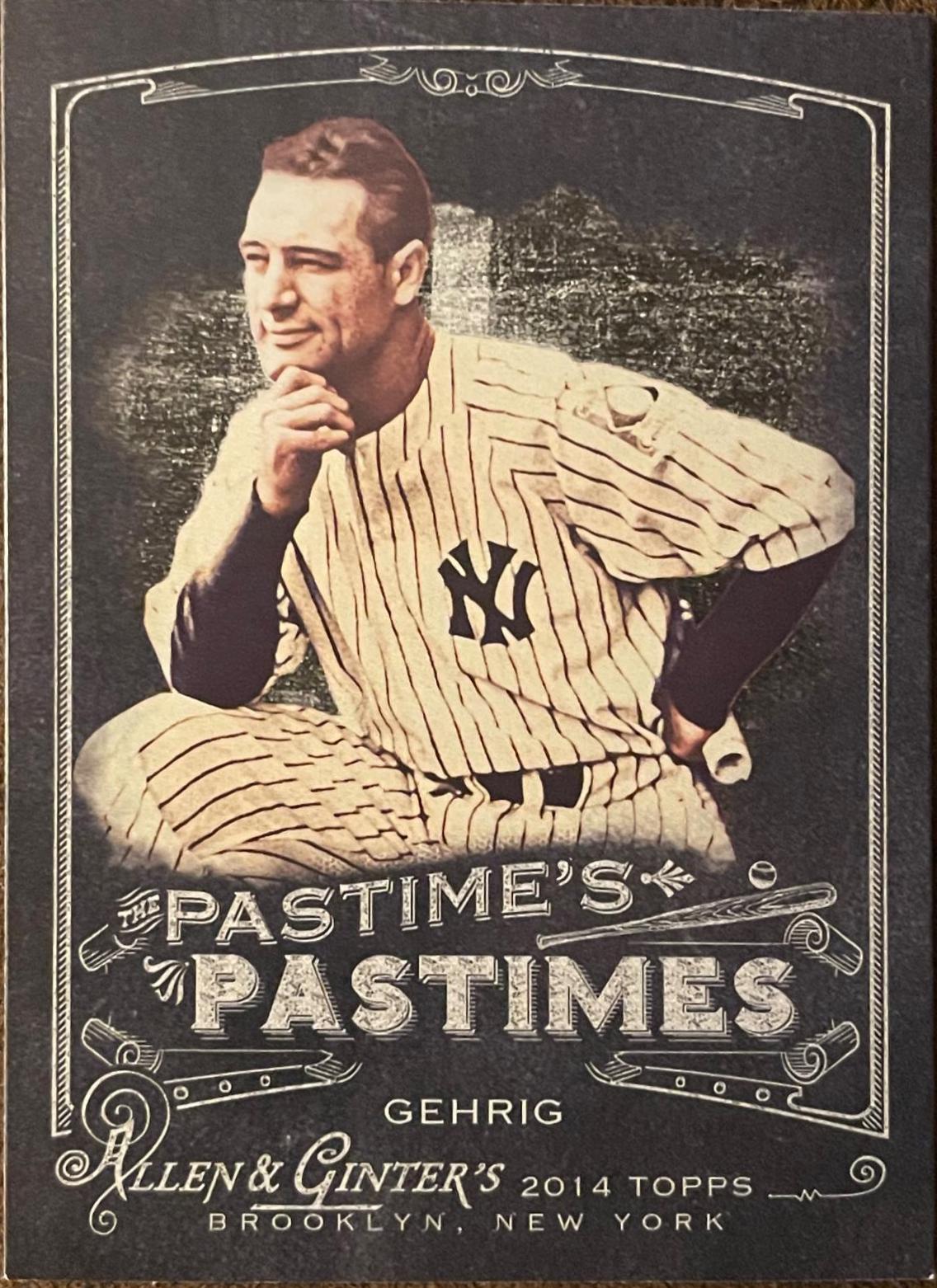 Lou Gehrig #PP-LG Baseball Cards 2014 Topps Allen & Ginter the Pastime's Pastimes