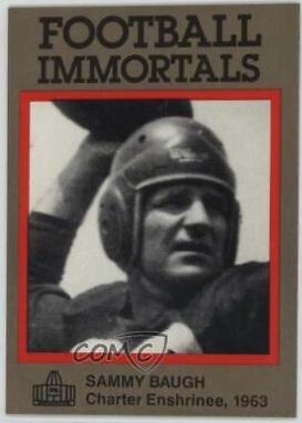 Sammy Baugh #11 Football Cards 1985 Football Immortals