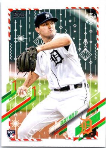 Casey Mize #HW18 Baseball Cards 2021 Topps Holiday Mega Box