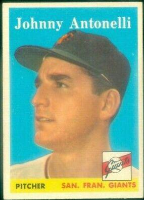 Johnny Antonelli #152 1958 Topps Baseball