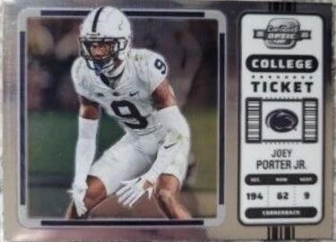 Joey Porter Jr. #21 2023 Panini Chronicles Draft Picks Contenders Optic Football