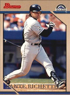 Dante Bichette #25 Baseball Cards 1996 Bowman