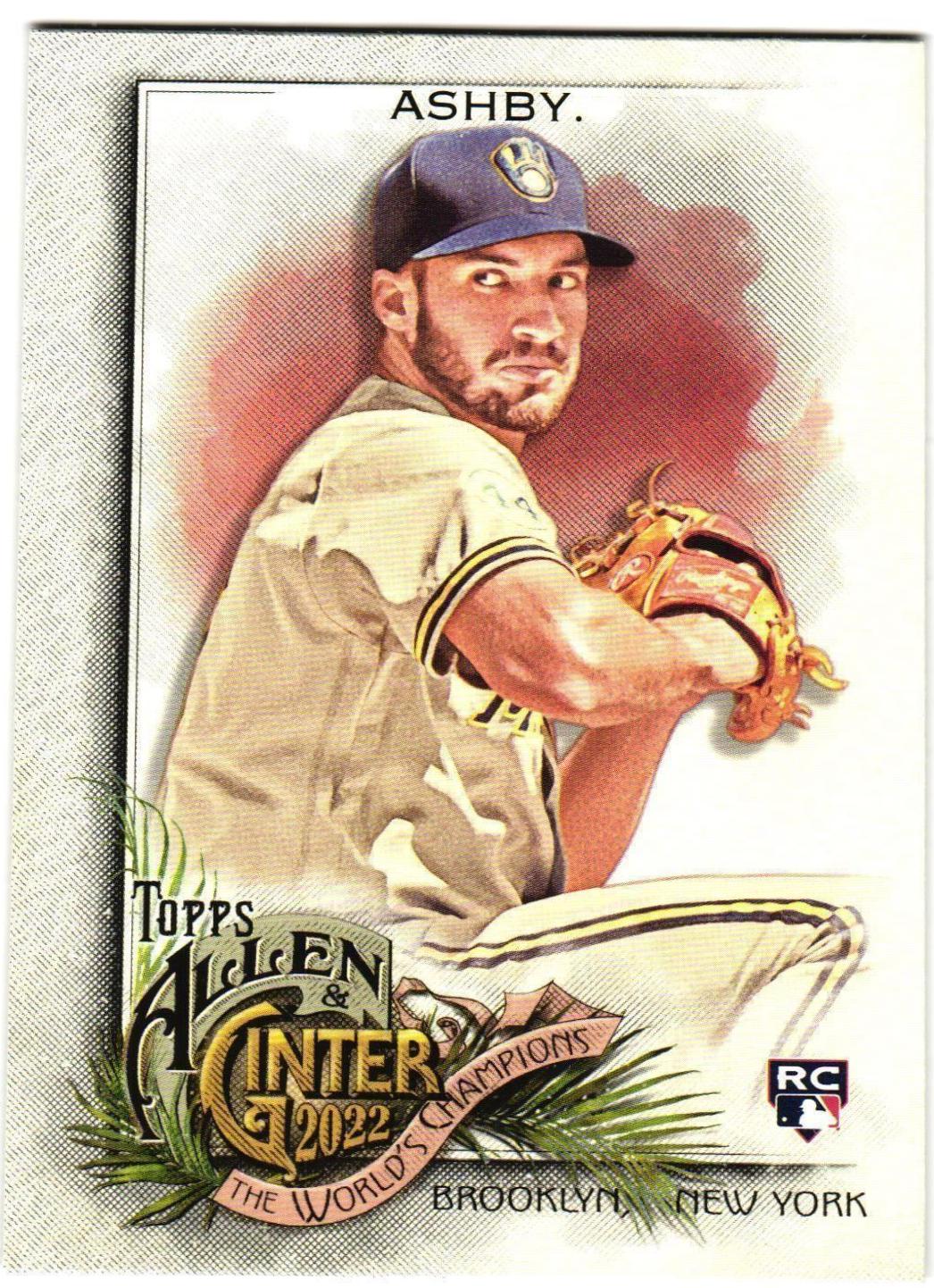 Aaron Ashby #174 Baseball Cards 2022 Topps Allen & Ginter