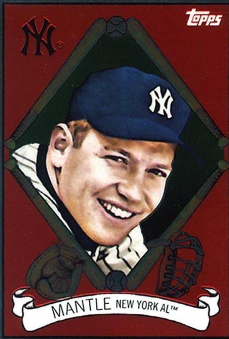 Mickey Mantle #TCHC6 Baseball Cards 2008 Topps Chrome Trading Card History
