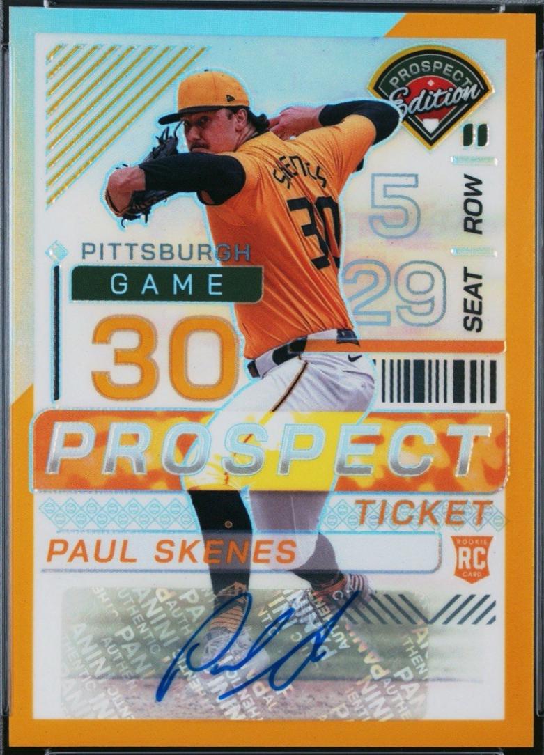 Paul Skenes [Gold Holo Ticket Signature] #159