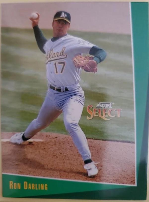 Ron Darling #10 Baseball Cards 1993 Score Select
