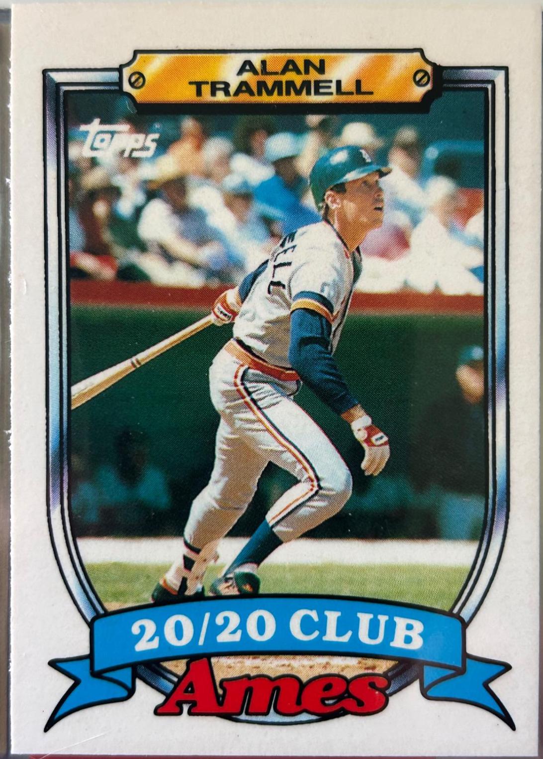 Alan Trammell #29 Baseball Cards 1989 Topps Ames 20/20