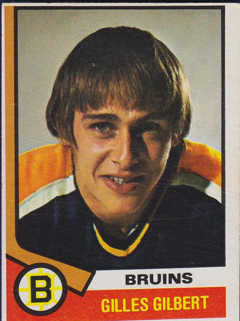 Gilles Gilbert #10 Hockey Cards 1974 O-Pee-Chee