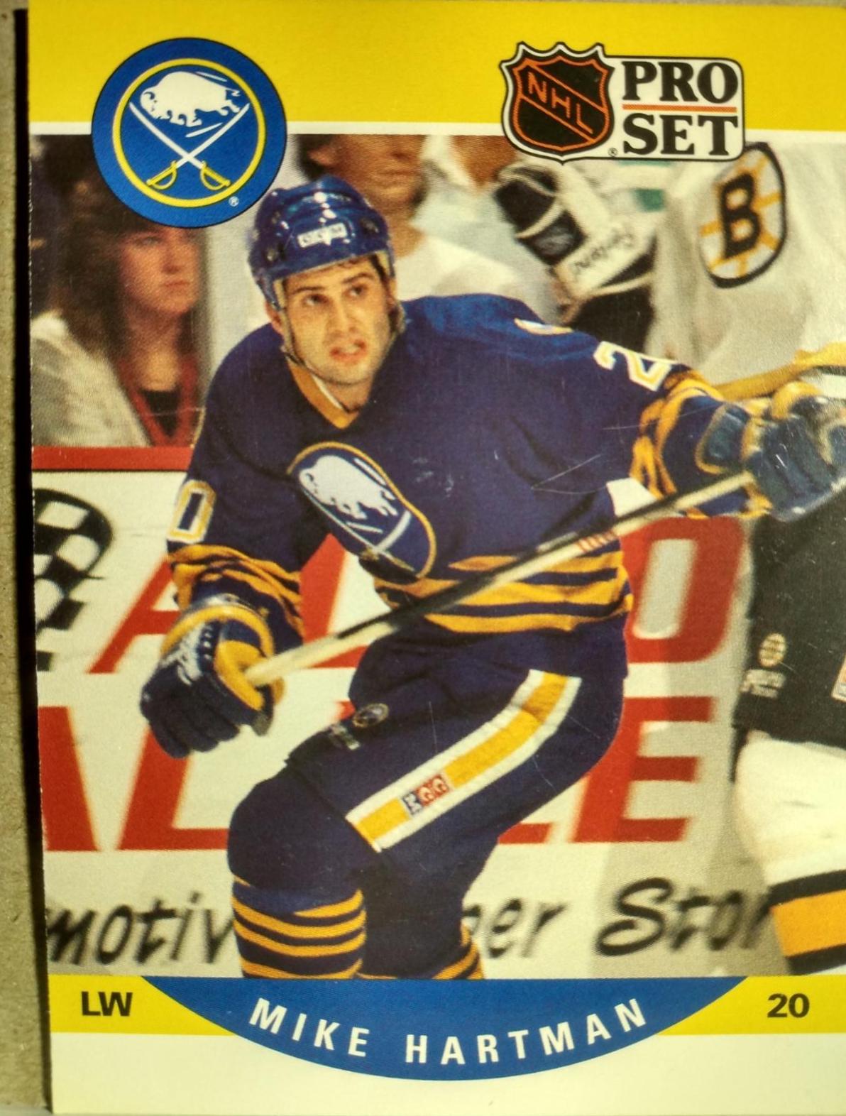 Mike Hartman #414 Hockey Cards 1990 Pro Set