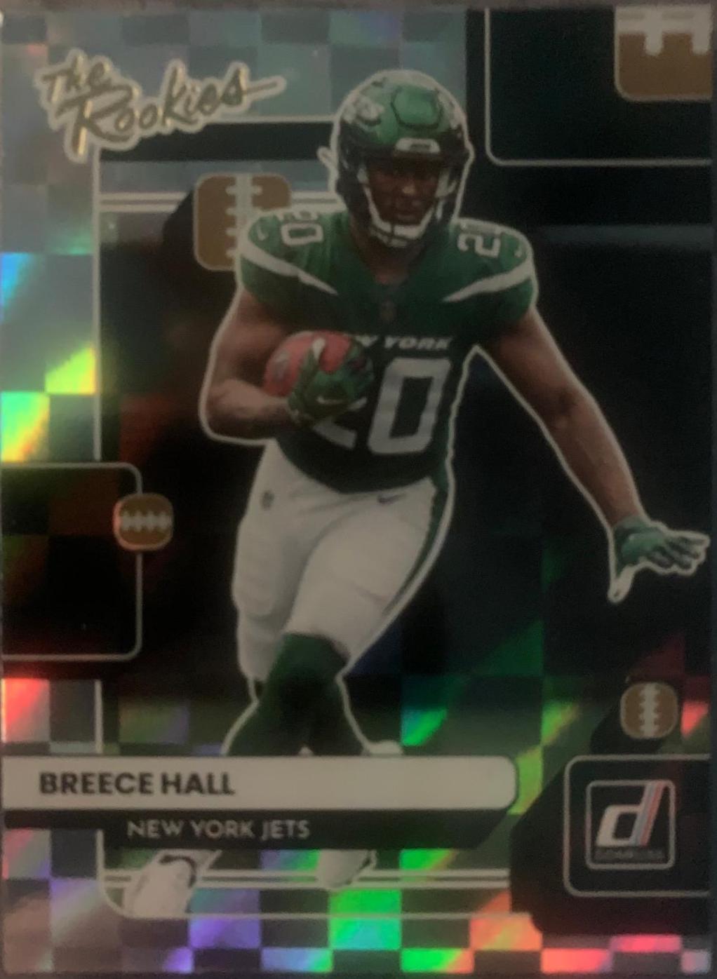 Breece Hall #TR-14 Football Cards 2022 Panini Donruss The Rookies