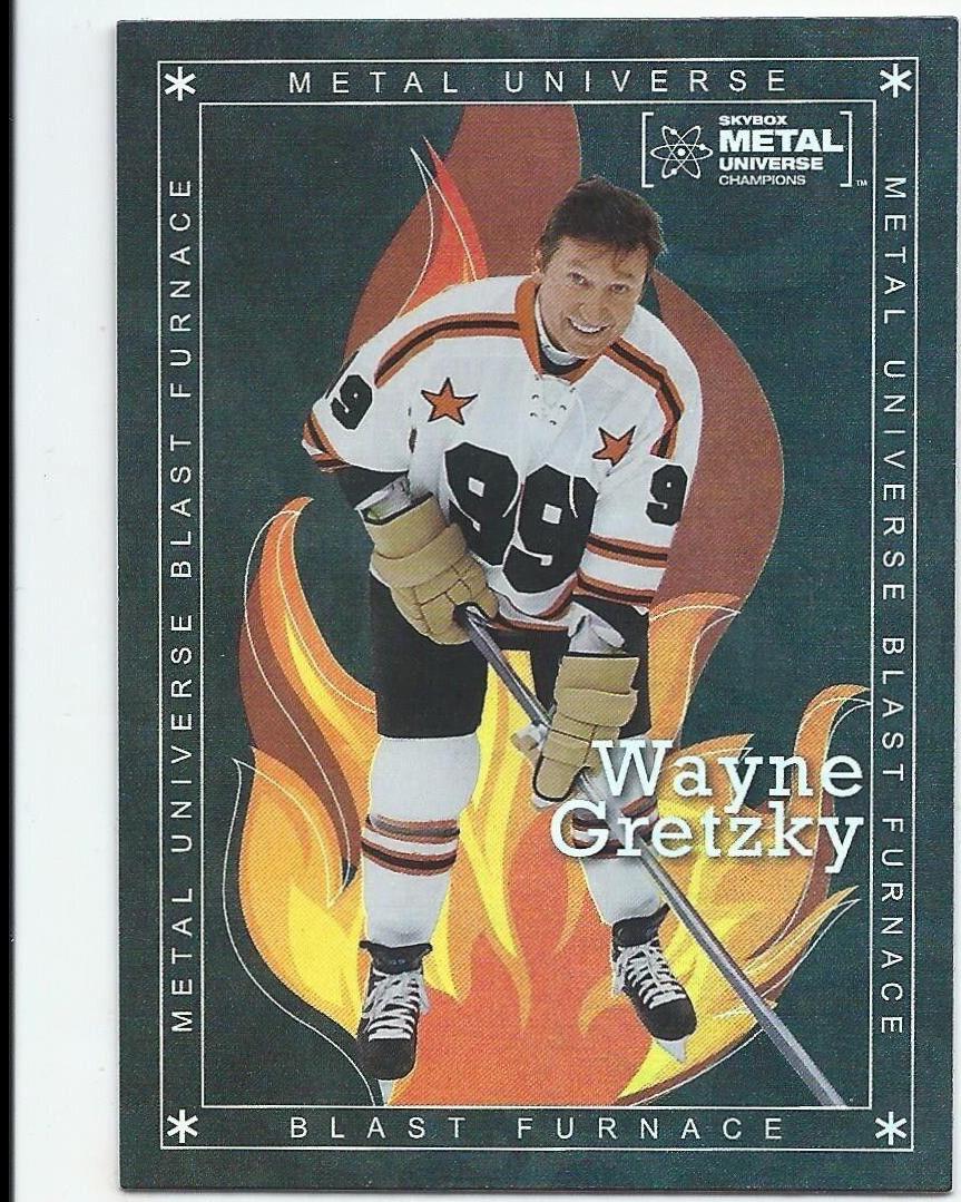 Wayne Gretzky #BF-5 Hockey Cards 2021 Skybox Metal Universe Champions Blast Furnace