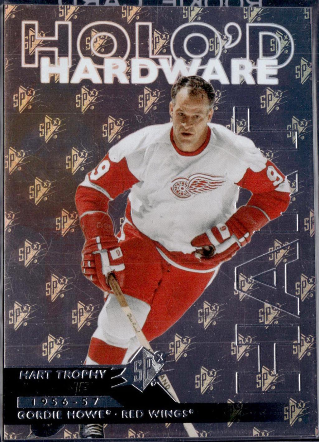 Gordie Howe #HH-GH Hockey Cards 2024 SPx Holo’d Hardware