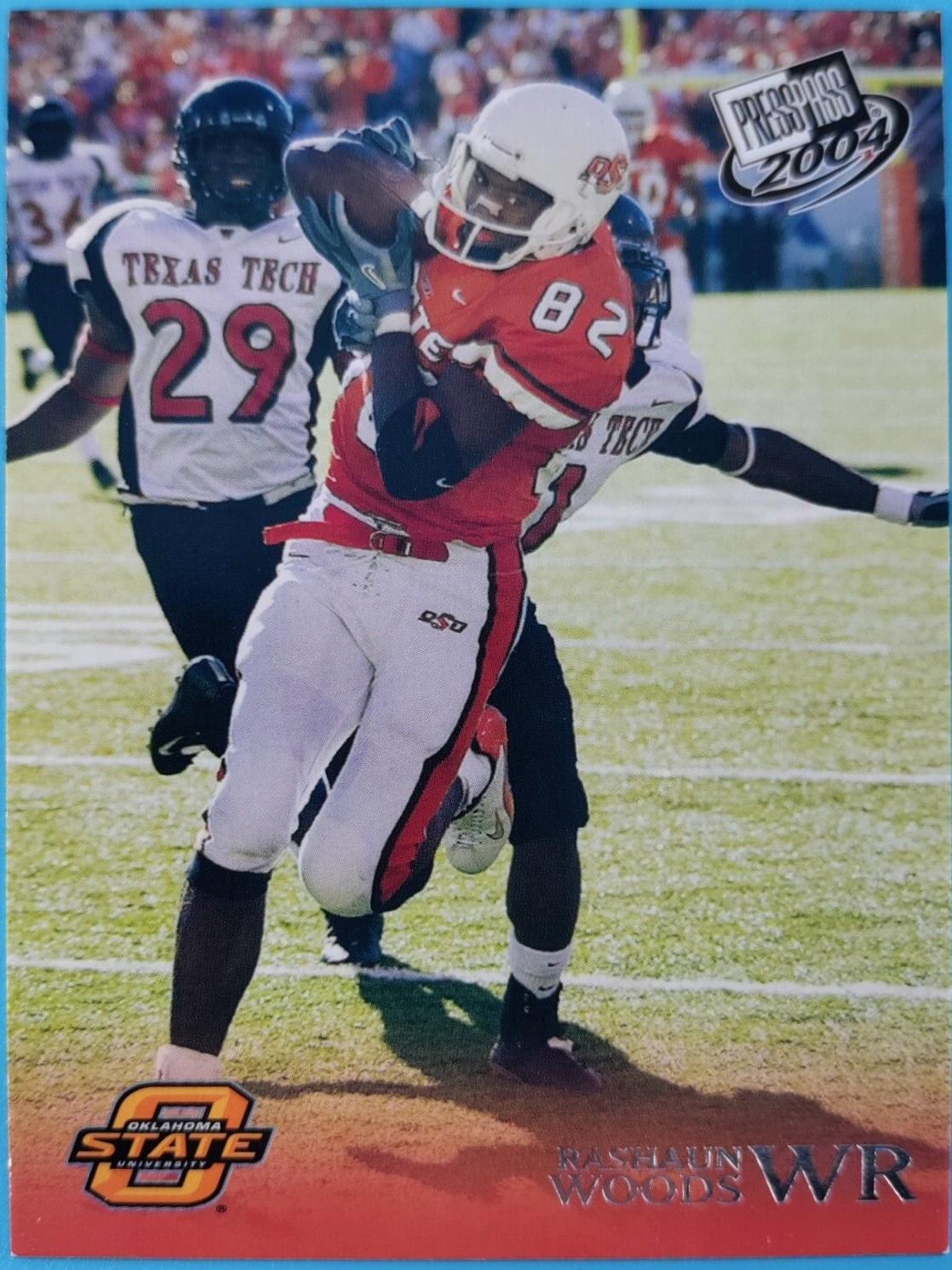 Rashaun Woods #31 Football Cards 2004 Press Pass