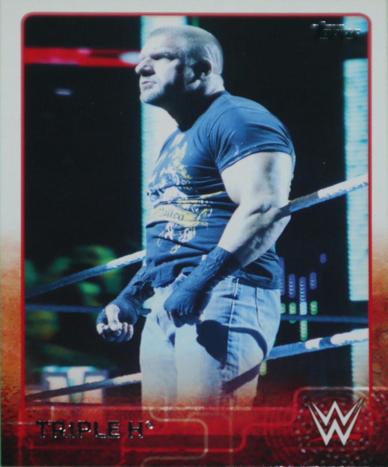 Triple H #81 Wrestling Cards 2015 Topps WWE
