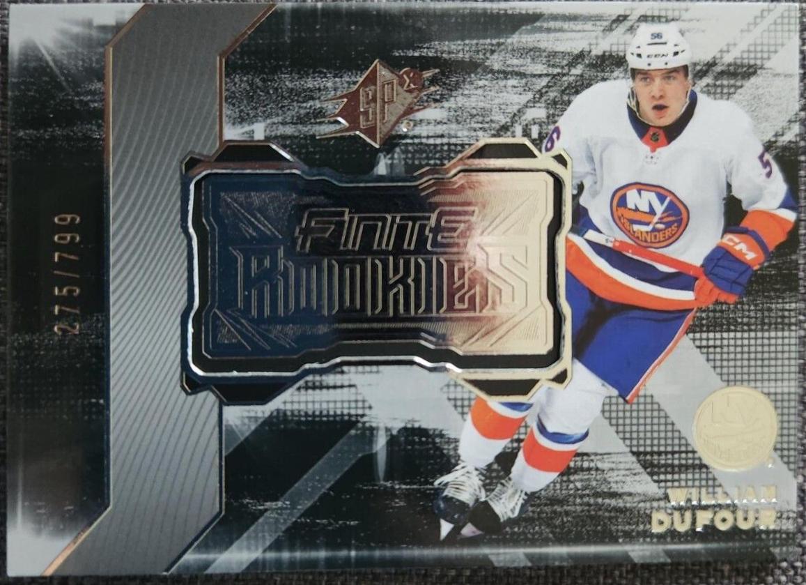William Dufour #F-11 Hockey Cards 2023 SPx Finite Rookies
